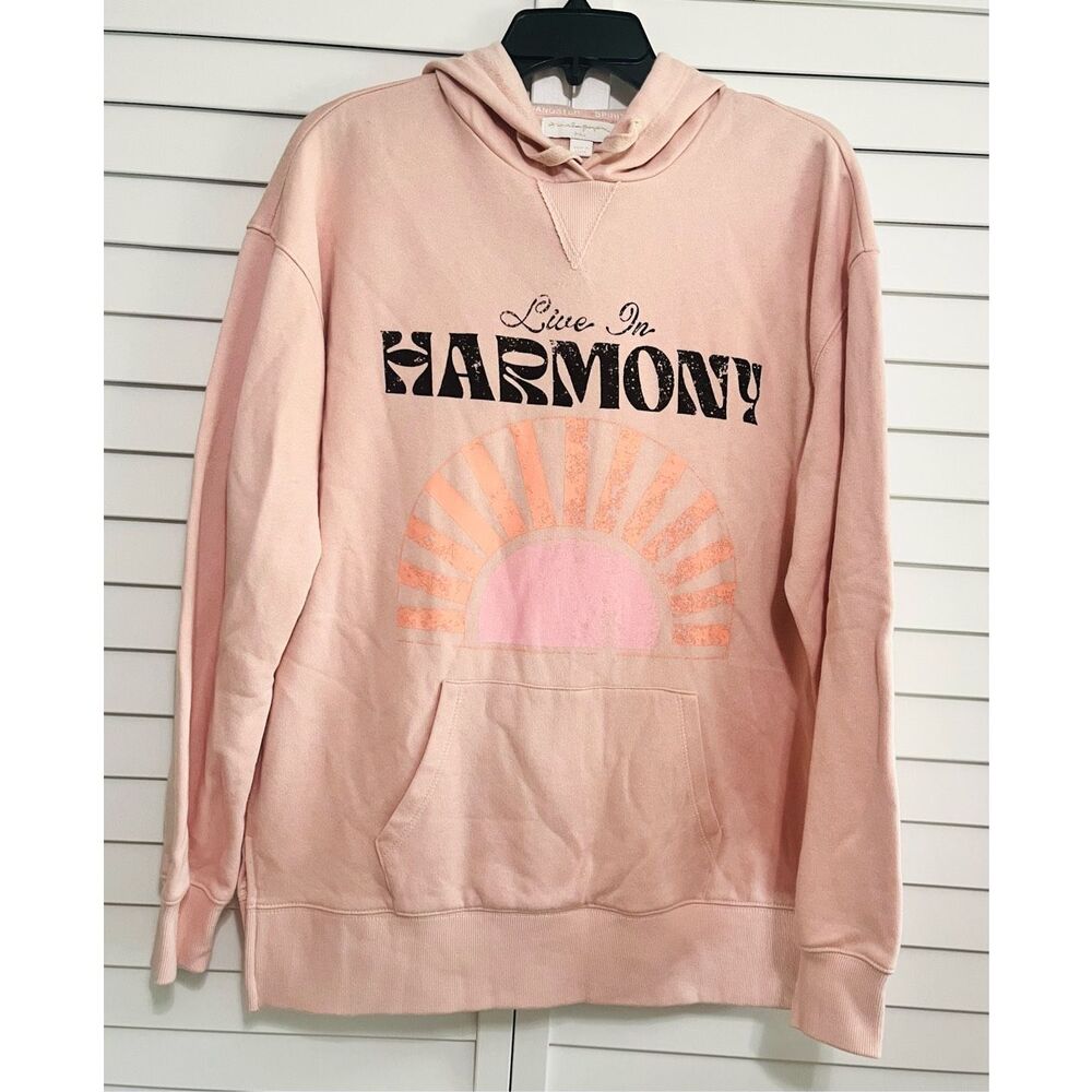 NWT Spiritual Gangster Harmony Hoodie Pullover Sweater Size Small Pink